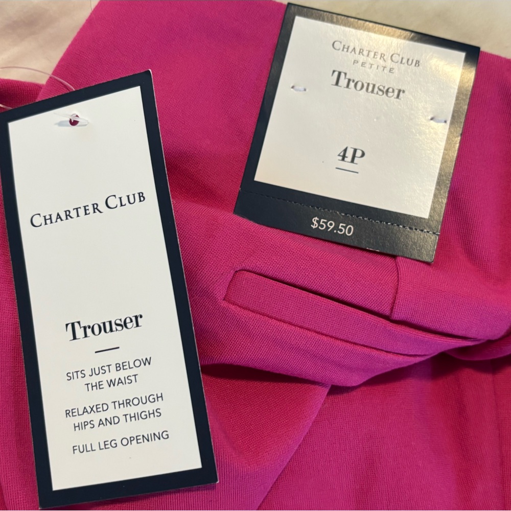 NWT pink pants 4P